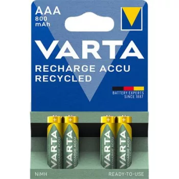   Tölthető elem, AAA mikro, újrahasznosított, 4x800 mAh, VARTA 4 db