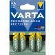 Tölthető elem, AA, ceruza, újrahasznosított, 4x2100 mAh, VARTA 4 db