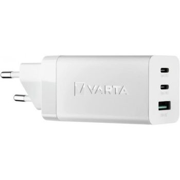   Hálózati töltő, 1xUSB, 2x USB-C kimenet, 65W, VARTA "High Speed"
