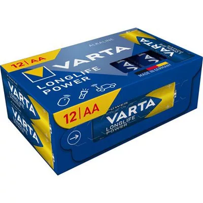 Elem, AA ceruza, 12 db, műanyagmentes, VARTA "Longlife Power"