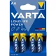 Elem, AA ceruza, 4 db, VARTA "Longlife Power"