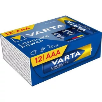   Elem, AAA mikro, 12 db, műanyagmentes, VARTA "Longlife Power"