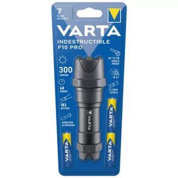  Elemlámpa, LED, törhetetlen, VARTA "Indestructible F10 Pro" 1 db
