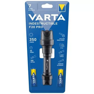 Elemlámpa, LED, törhetetlen, VARTA "Indestructible F20 Pro" 1 db
