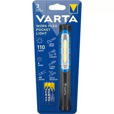 Elemlámpa, LED, 3xAAA, VARTA "Work flex" 1 db