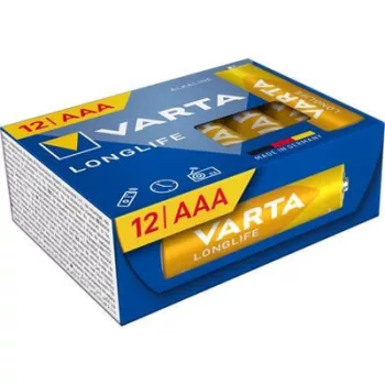   Elem, AAA mikro, 12 db, műanyagmentes, VARTA "Longlife"