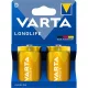 Elem, D góliát, 2 db, műanyagmentes, VARTA "Longlife"