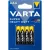 Elem, AAA mikro, 4 db, féltartós, VARTA "Super Heavy Duty"