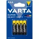 Elem, AAA mikro, 4 db, féltartós, VARTA "Super Heavy Duty"
