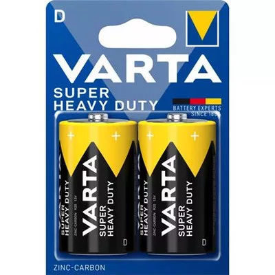 Elem, D góliát, 2 db, féltartós, VARTA "Super Heavy Duty"