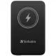 Hordozható akkumulátor, vezeték nélküli töltés, 10000 mAh, VERBATIM "MCP-10, fekete