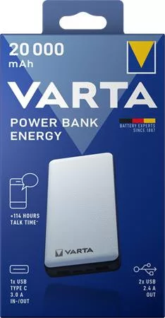 Power bank, 20.000 mAh, VARTA 1 db