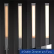 Asztali lámpa, LED, szabályozható, MAUL "Pirro", fehér 1 db