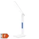 Asztali lámpa, LED, szabályozható, Qi töltővel, USB, HOME, fehér 1 db