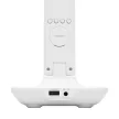 Asztali lámpa, LED, szabályozható, Qi töltővel, USB, HOME, fehér 1 db