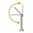 Asztali lámpa, LED, szabályozható, USB, HOME, fehér