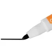 Táblamarker, kúpos hegyű, 2 mm, mágneses kupakkal, NOBO, fekete 6 db