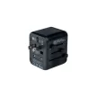 Utazóadapter, univerzális, 2xUSB, VERBATIM "UTA-01" 1 db