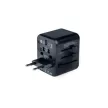 Utazóadapter, univerzális, 2xUSB, VERBATIM "UTA-01" 1 db
