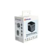 Utazóadapter, univerzális, USB-A(QC 3.0)/USB-C(PD30W)2xUSB, VERBATIM "UTA-03" 1 db