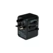 Utazóadapter, univerzális, USB-A(QC 3.0)/USB-C(PD61W)2xUSB, VERBATIM "UTA-04" 1 db
