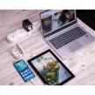 Utazóadapter, univerzális, USB-A(QC 3.0)/USB-C(PD61W)2xUSB, VERBATIM "UTA-04" 1 db