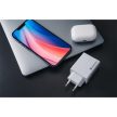 Hálózati töltő, 1xUSB-C PD (20W), USB-A QC 3.0, 2xUSB-A (10W), VERBATIM, fehér
