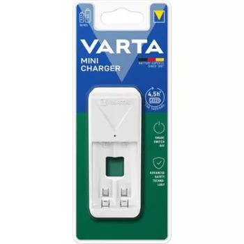   Elemtöltő, AA/AAA, akku nélkül, VARTA "Mini", fehér 1 db