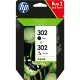 HP Nr.302 fekete + színes eredeti TINTAPATRON / INK CARTRIDGE multipakk (X4D37AE), ~355 oldal