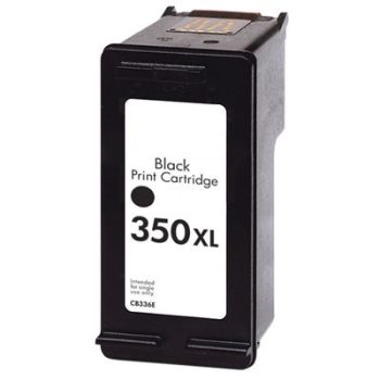   HP -hez Nr.350XL (CB336E) utángyártott fekete TINTAPATRON / INK CARTRIDGE, ~750 oldal