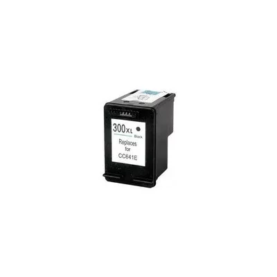 HP -hez Nr.300XL (CC641E) utángyártott fekete TINTAPATRON / INK CARTRIDGE, ~600 oldal