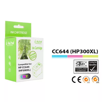HP -hez Nr.300XL (CC644E) utángyártott színes TINTAPATRON / INK CARTRIDGE, ~440 oldal