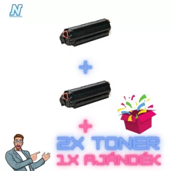   HP -hez 2db CF279A (79A) ►2DB◄ UTÁNGYÁRTOTT tonerkazetta + ►meglepetés◄  (2X~1000 oldal)