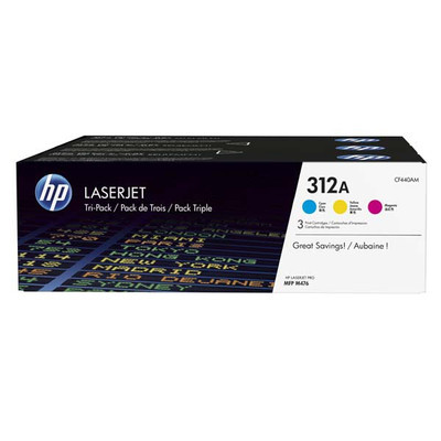 HP CF440AM (312A) színes eredeti tonerkazetta multipakk, ~3x2700 oldal