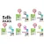 Canon -hoz ►5db-os◄ PGI525/CLI526 CHIPES utángyártott TINTAPATRON / INK CARTRIDGE PAKK ≈450oldal