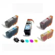 Canon -hoz ►5db-os◄ PGI525/CLI526 CHIPES utángyártott TINTAPATRON / INK CARTRIDGE PAKK ≈450oldal