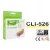 Canon -hoz, CLI-526 Y (sárga) utángyártott TINTAPATRON / INK CARTRIDGE !CHIPES! ~450 oldalas (cli526y)