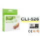 Canon -hoz, CLI-526 Y (sárga) utángyártott TINTAPATRON / INK CARTRIDGE !CHIPES! ~450 oldalas (cli526y)