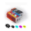 Canon -hoz ►5db-os◄ PGI-550/CLI-551XL CHIPES utángyártott TINTAPATRON / INK CARTRIDGE PAKK (~3140 oldal)