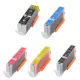 Canon -hoz, 5db-os ™ PGI-570XL / CLI-571XL CHIPES utángyártott TINTAPATRON / INK CARTRIDGE PAKK ~3360 oldalas