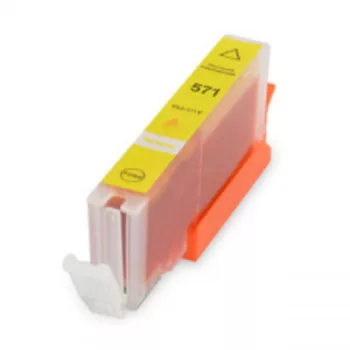   Canon -hoz, ™ CLI-571XL Y (sárga) CHIPES utángyártott TINTAPATRON / INK CARTRIDGE (~715 oldal, 13ml)
