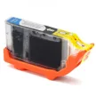 Canon -hoz, CLI8BK, CLI-8BK ! CHIPES ! fekete utángyártott TINTAPATRON / INK CARTRIDGE (~500 oldalas)