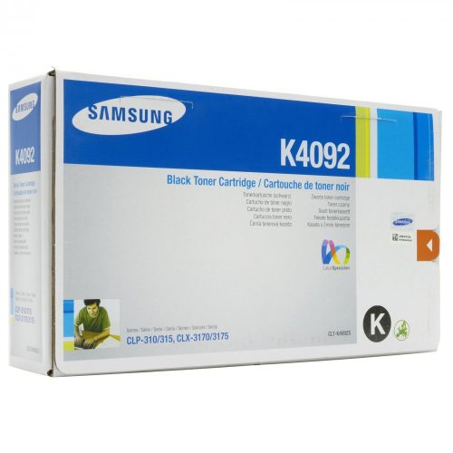 Samsung CLP310 fekete eredeti toner 1,5K (CLT-K4092S) (≈1500 oldal, CLP315)