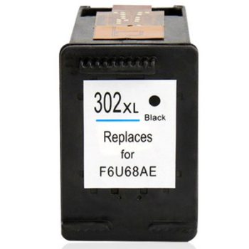   HP -hez Nr.302XL fekete utángyártott tintapatron, ~480 oldal (F6U68AE)