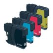 Brother -höz 5db-os LC980/LC1100 ►5db-os◄  utángyártott TINTAPATRON / INK CARTRIDGE PAKK