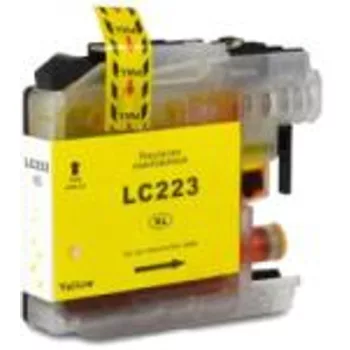   Brother -höz LC223 Y (sárga) utángyártott TINTAPATRON / INK CARTRIDGE (~550 oldalas)