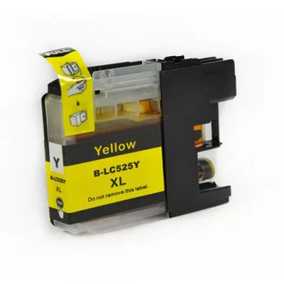 Brother -höz LC525 sárga utángyártott TINTAPATRON / INK CARTRIDGE (1300 oldal)
