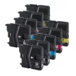 Brother -höz LC985 ►11db-os◄ utángyártott TINTAPATRON / INK CARTRIDGE irodaPAKK (~3060 oldalas)