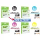Brother -höz LC985 ►5db-os◄ utángyártott TINTAPATRON / INK CARTRIDGE PAKK ≈260oldal