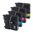 Brother -höz LC985 ►5db-os◄ utángyártott TINTAPATRON / INK CARTRIDGE PAKK ≈260oldal